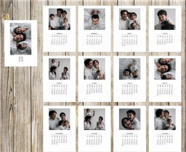 calendario con foto