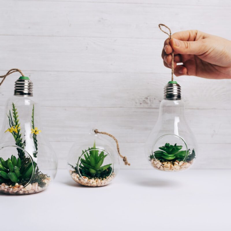Idee per riciclare le lampadine