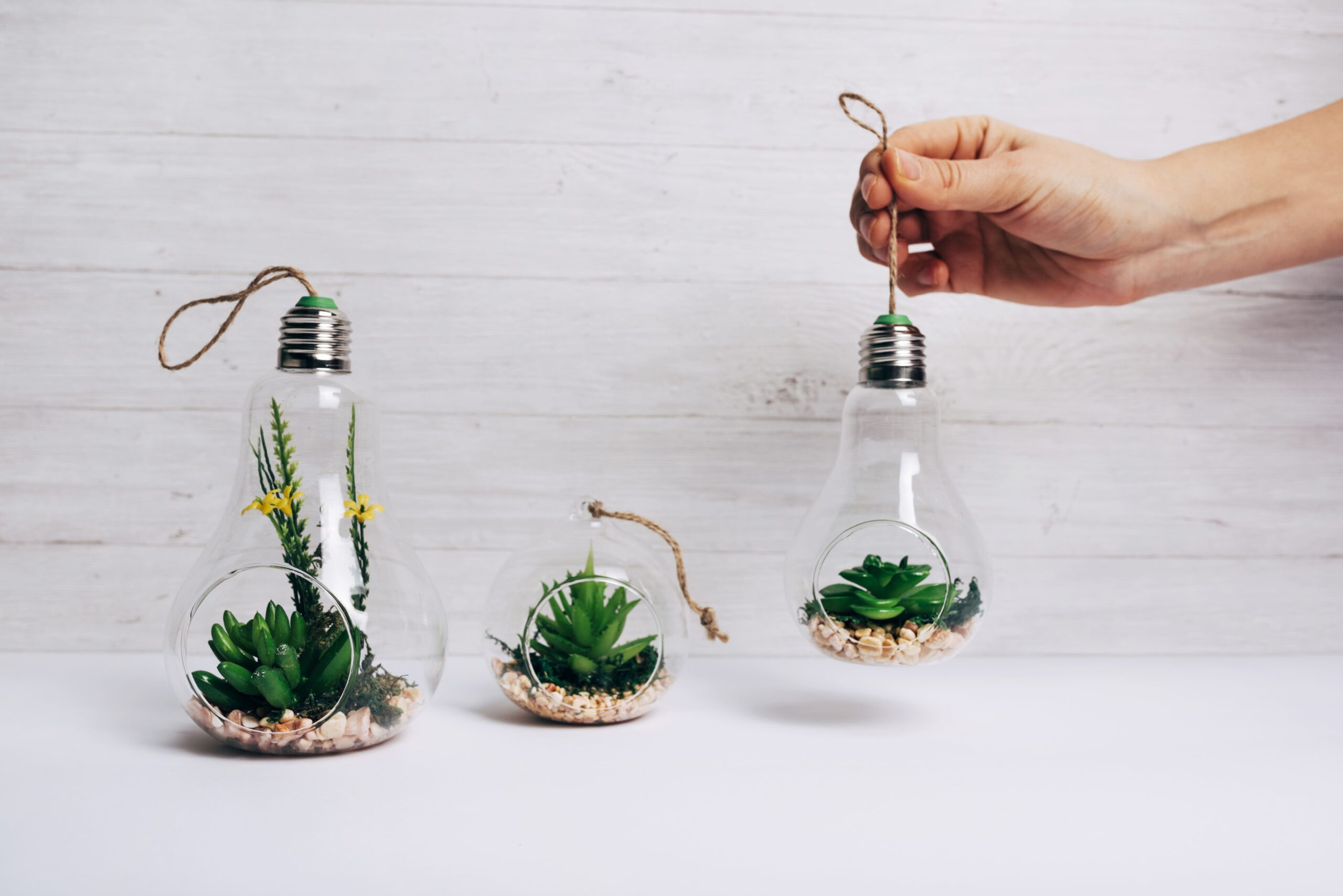 Idee per riciclare le lampadine