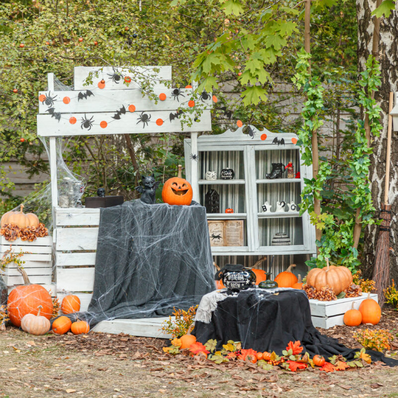 15 idee stupende per decorare il giardino ad halloween