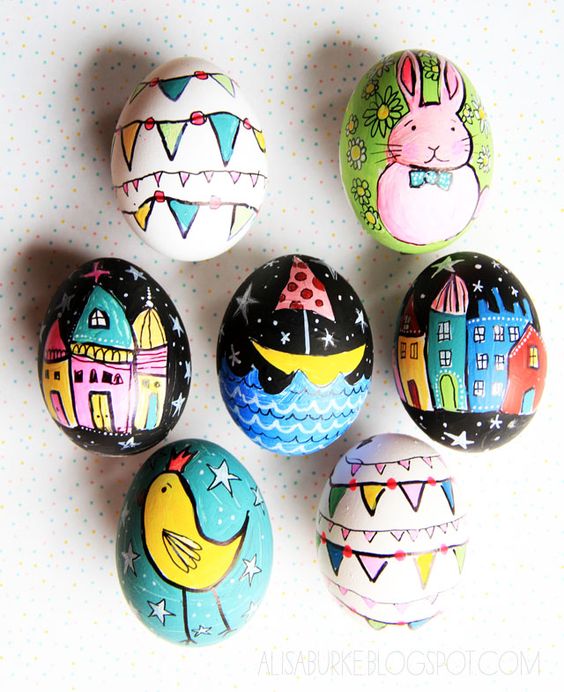 Come dipingere le uova per Pasqua